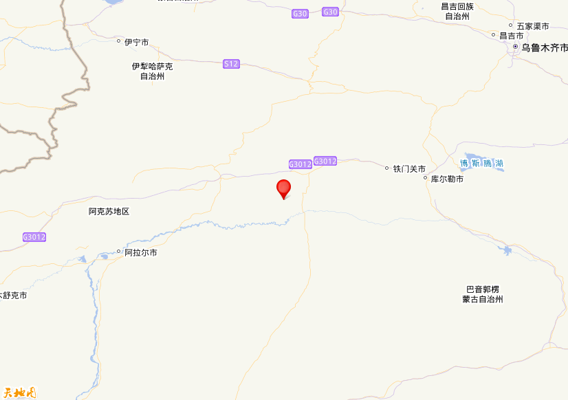 2026年05月18日13时09分，在新疆阿克苏地区库车市发生了M 4.1级地震，震中纬度41.37，经度83.92。