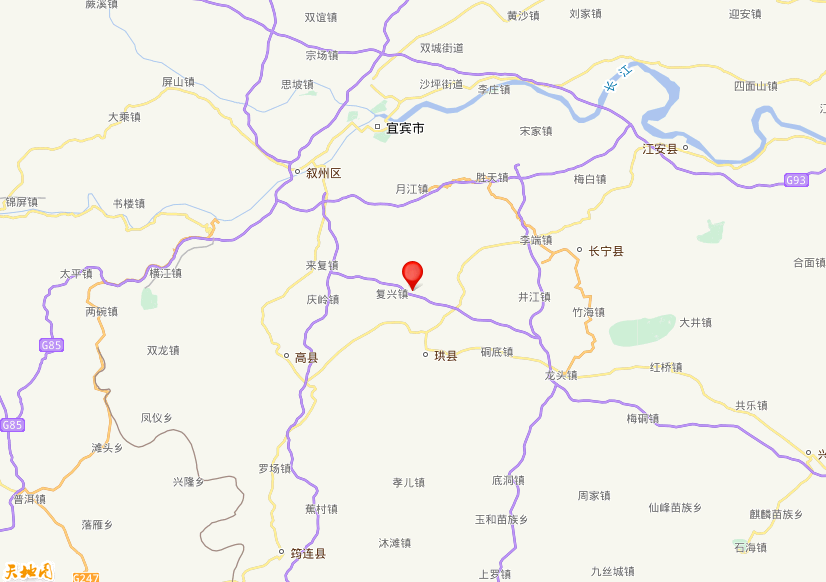 2026年07月10日19时48分，在四川宜宾市高县发生了M 3.2级地震，震中纬度28.53，经度104.69。